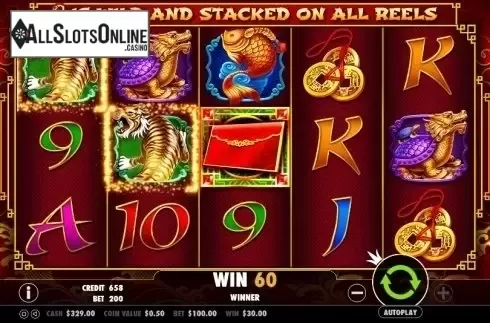 Screen 4. 8 Dragons from Pragmatic Play
