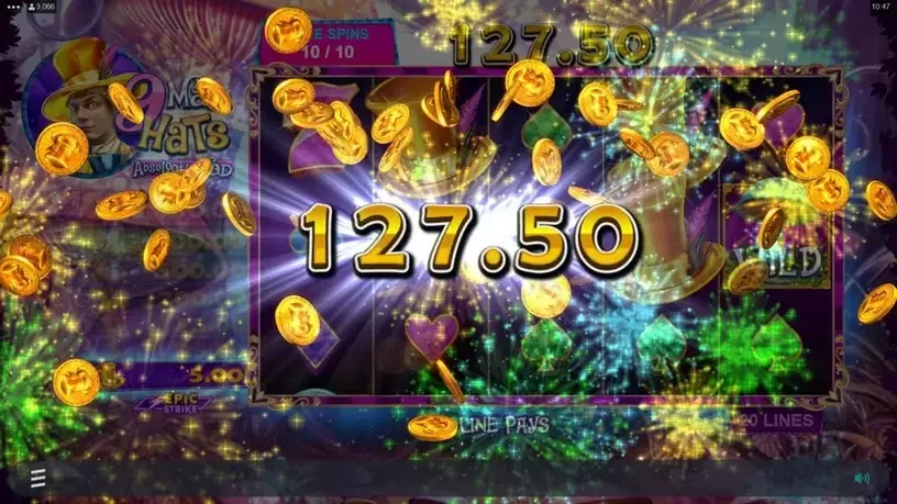 9 Mad Hats slot screenshot 8
