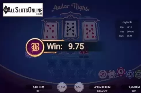 Win screen