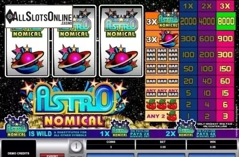 Reel Screen. Astronomical from Microgaming