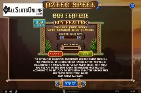Features. Aztec Spell from Spinomenal