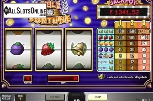 Screen 2. Bell Of Fortune from Play'n Go