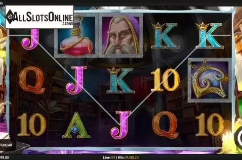 Win Screen 1. Book Of Merlin from 1X2gaming