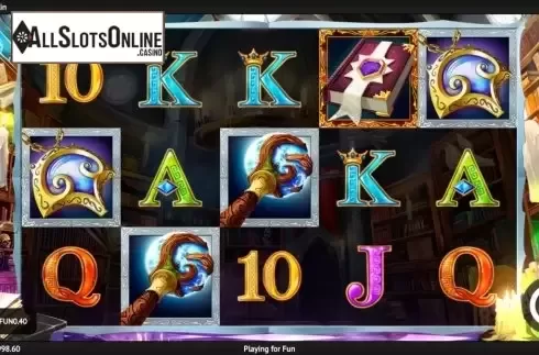 Reel Screen. Book Of Merlin from 1X2gaming