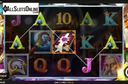 Win Screen 2. Book Of Merlin from 1X2gaming