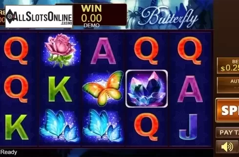 Reels screen. Butterfly (PlayStar) from PlayStar