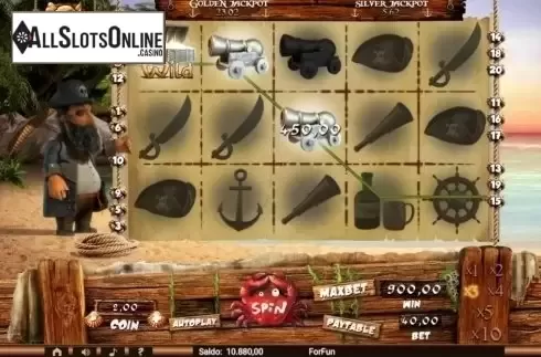 Win Screen. Captain jack from Tuko Productions