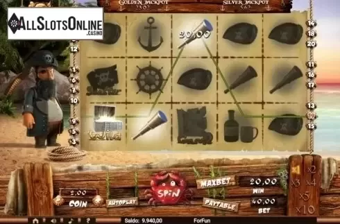 Win Screen. Captain jack from Tuko Productions
