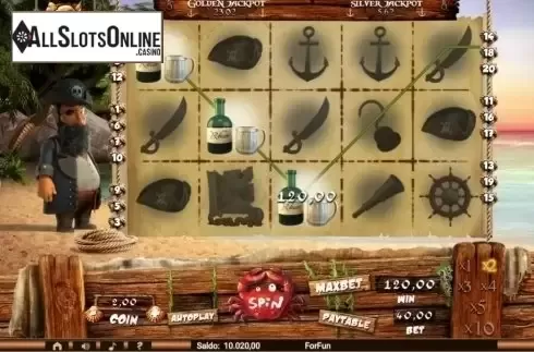 Win Screen. Captain jack from Tuko Productions