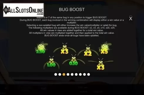 Features. Cash Bug from Inspired Gaming