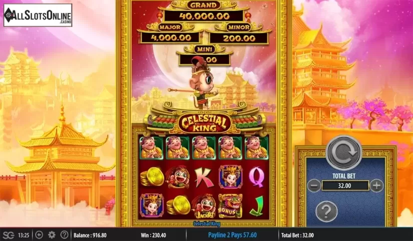 5 of a kind win screen. Celestial King from SG