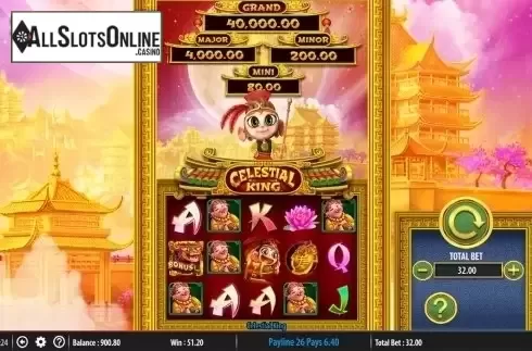 Wild win screen 2. Celestial King from SG