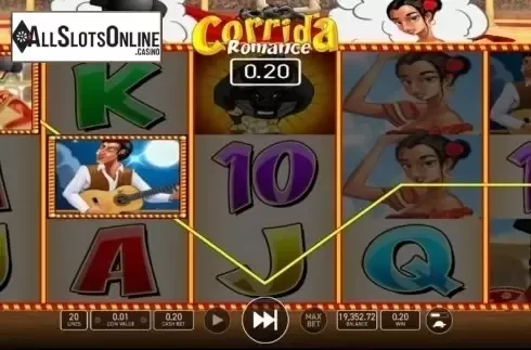 Win Screen. Corrida Romance from Wazdan