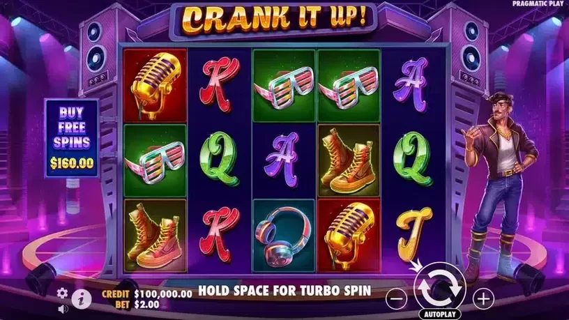 Crank It Up slot screenshot 1