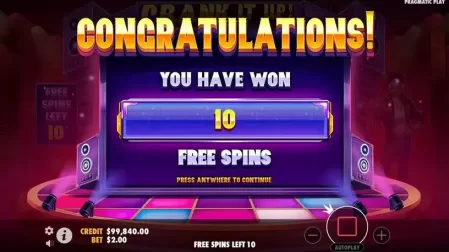 Crank It Up slot screenshot 3