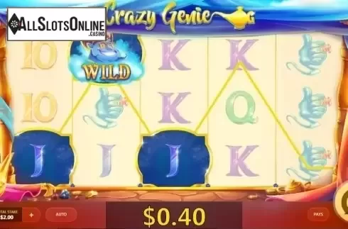 Screen 3. Crazy Genie from Red Tiger