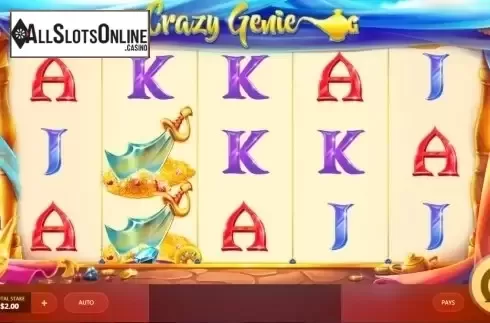 Screen 6. Crazy Genie from Red Tiger