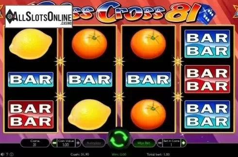 Reel Screen. Criss Cross 81 from Wazdan