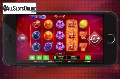 Screen 1. Devils from StakeLogic