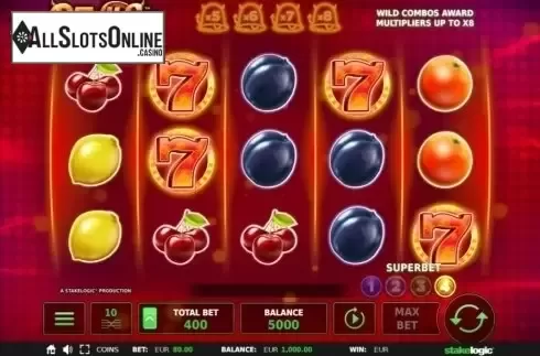 Reel Screen. Devils from StakeLogic