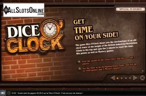 Info. Dice O Clock from GAMING1