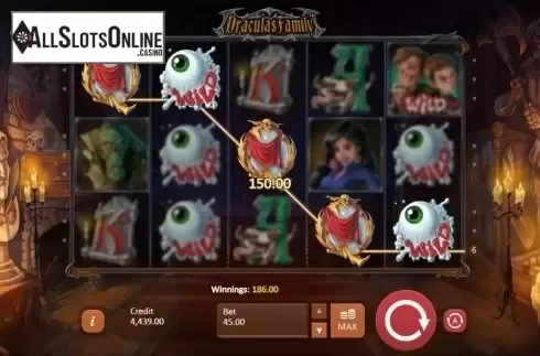 Screen 4. Dracula's Family from Playson