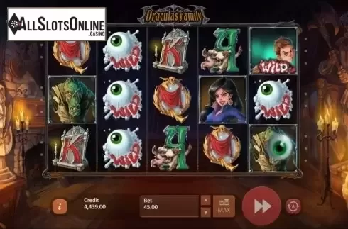Screen 3. Dracula's Family from Playson