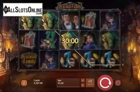 Screen 2. Dracula's Family from Playson