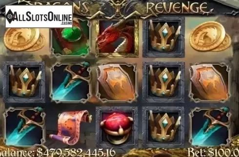 Reel Screen. Dragons Revenge from Mobilots