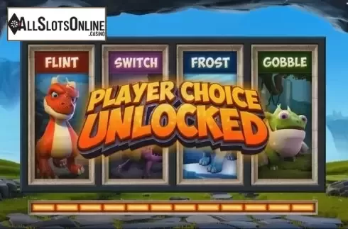 Player choice UNLOCKED. Dragonz from Microgaming