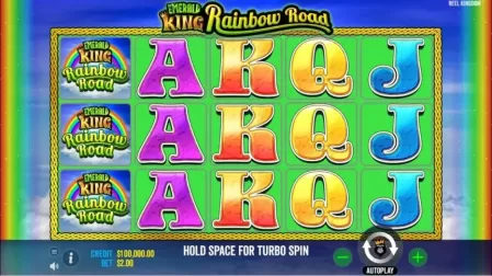 Emerald King Rainbow Road slot screenshot 1