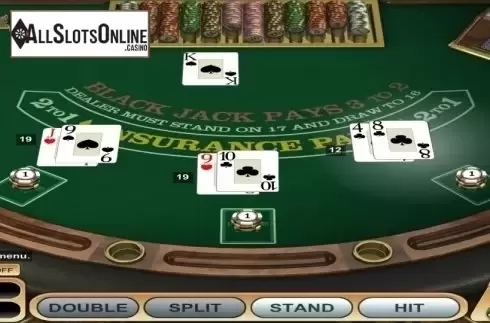 Game Screen. European Blackjack (Betsoft) from Betsoft