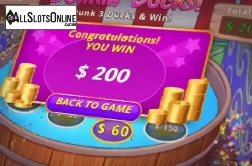 Win Screen. Fluffy Prizes from NetoPlay