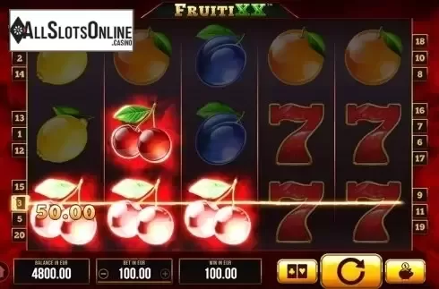 Game workflow 2. Fruiti XX from SYNOT