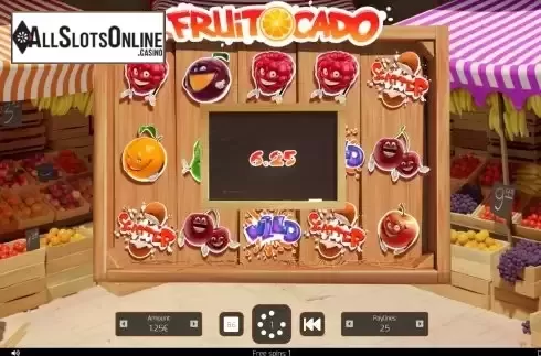 Win Free Spins screen