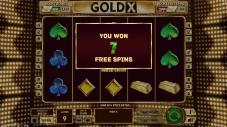 Gold X slot screenshot 3