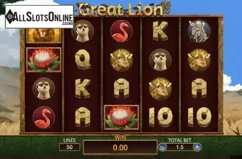 Start screen 2. Great Lion (Dragoon Soft) from Dragoon Soft