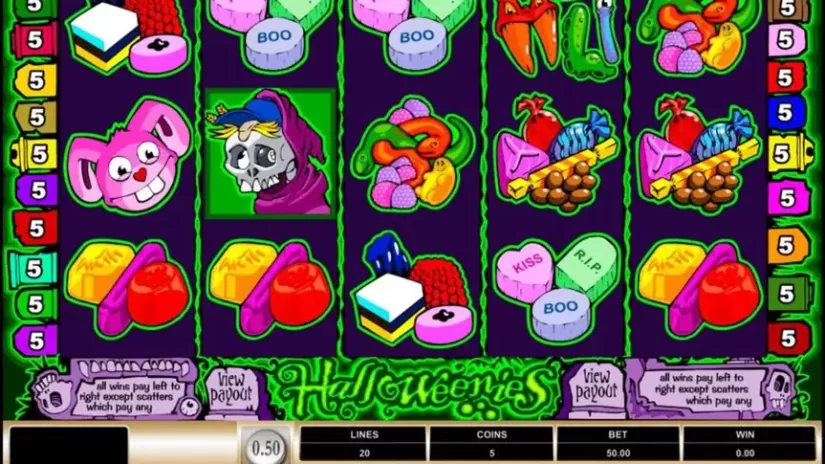 Halloweenies slot screenshot 3