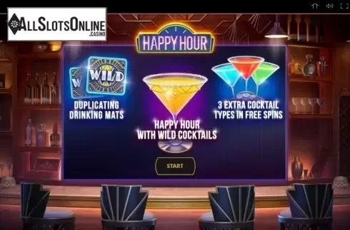 Start Screen. Happy Hour (Cayetano Gaming) from Cayetano Gaming
