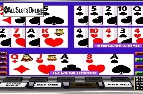 Game Screen. Jacks or Better MH (Betsoft) from Betsoft