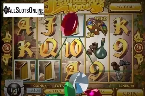 Screen7. Leonardo's Loot from Rival Gaming