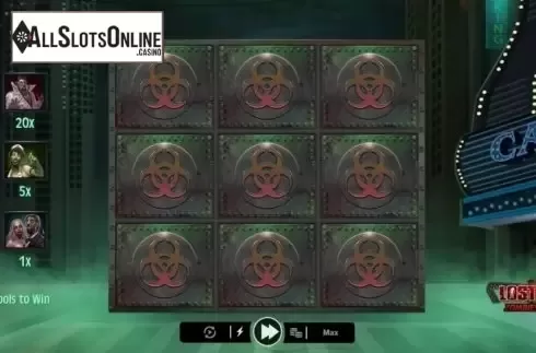 Game Screen 2. Lost Vegas Zombie Scratch from Microgaming