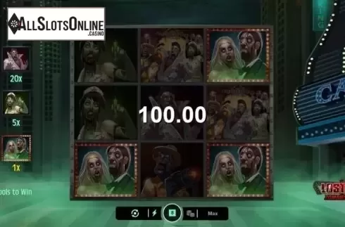 Win Screen 1. Lost Vegas Zombie Scratch from Microgaming