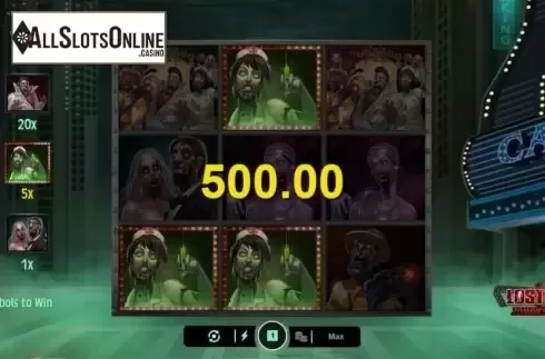 Win Screen 3. Lost Vegas Zombie Scratch from Microgaming