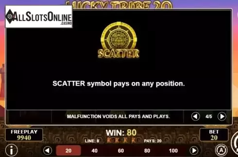 Scatter screen