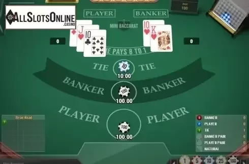 Game Screen 2. Mini Baccarat (Play'n Go) from Play'n Go