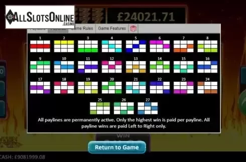 Paytable 2