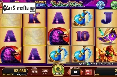 Win Screen 3. Money Galaxy Radiant Witch from Konami