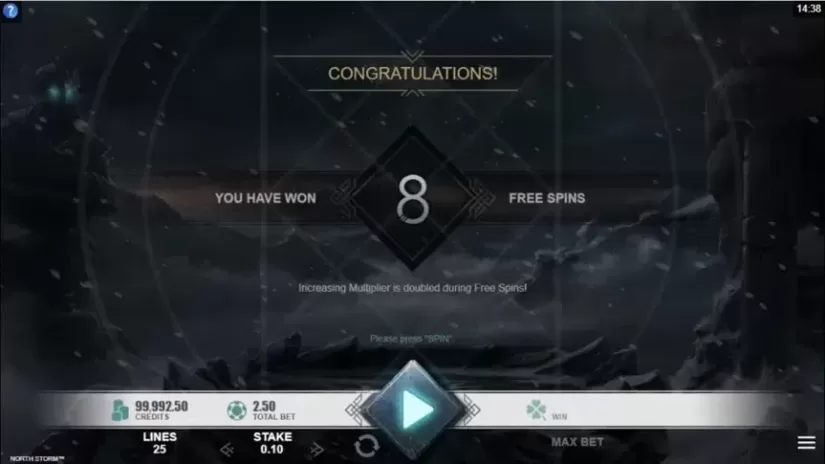 North Storm slot screenshot 3