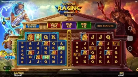 Olympus Raging Megaways slot screenshot 2